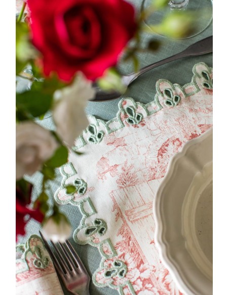 Set de table Amalfi en coton antitache