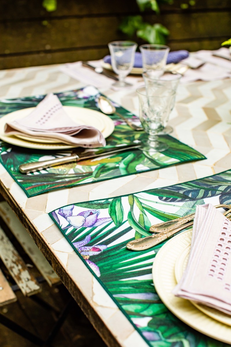 Placemat in Stain Resistant Cotton Filo