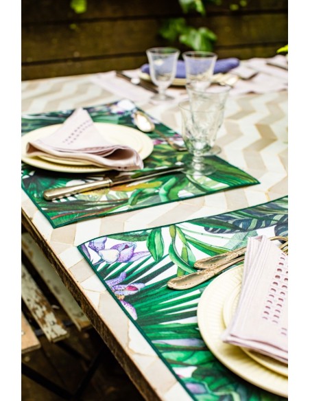 Placemat in Stain Resistant Cotton Filo