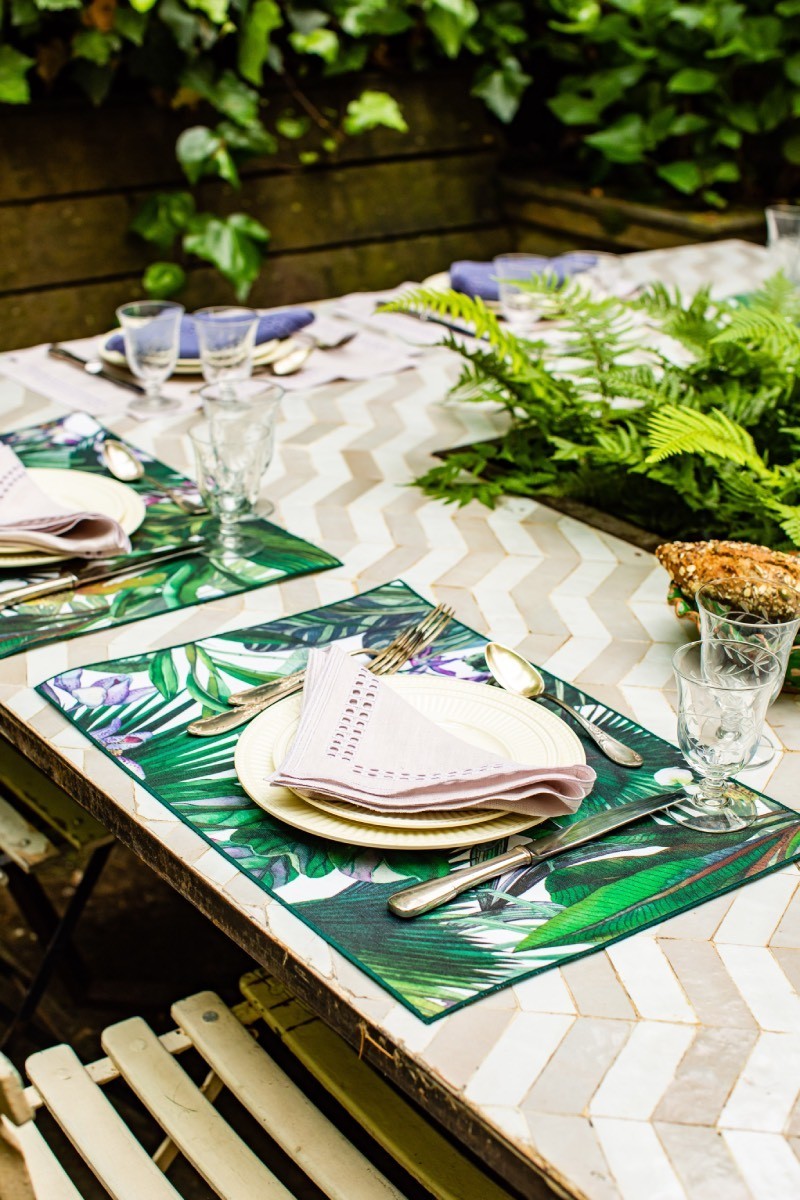 Placemat in Stain Resistant Cotton Filo