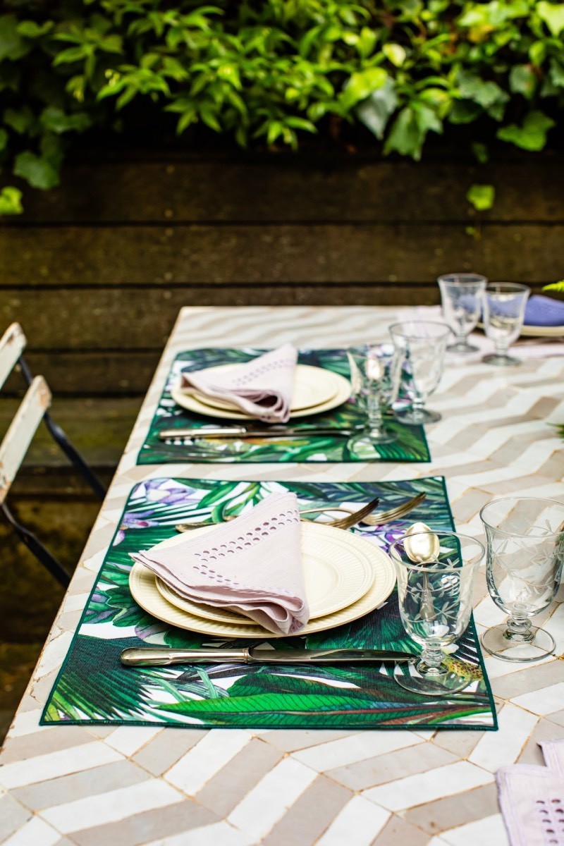 Placemat in Stain Resistant Cotton Filo