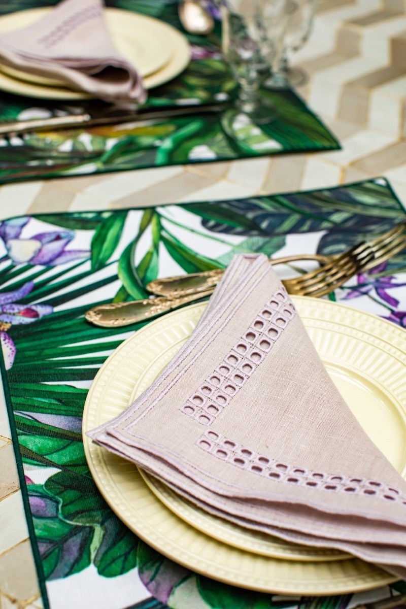 Placemat in Stain Resistant Cotton Filo