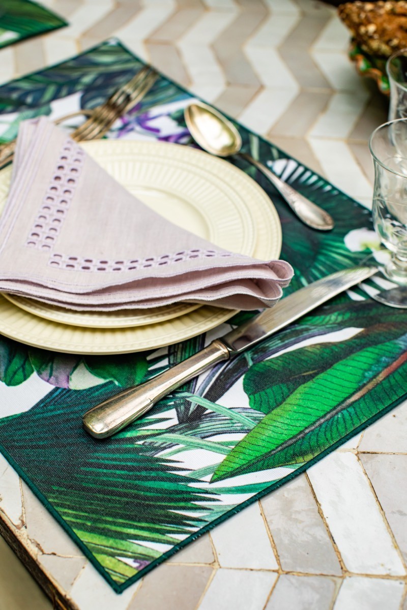 Placemat in Stain Resistant Cotton Filo