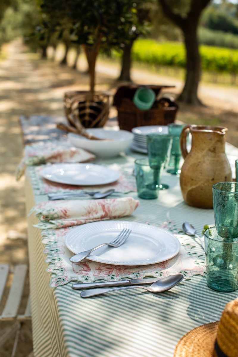 Amalfi Placemat in Stain Resistant Cotton