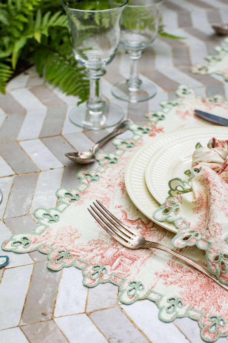 Amalfi Placemat in Stain Resistant Cotton