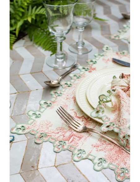 Set de table Amalfi en coton antitache