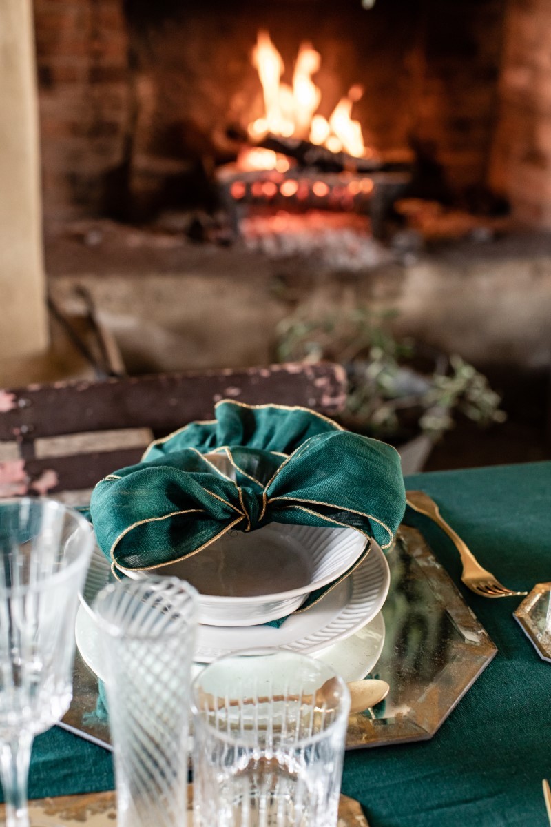 Nappe en lin enduit Gitane