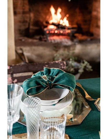 Nappe en lin enduit Gitane