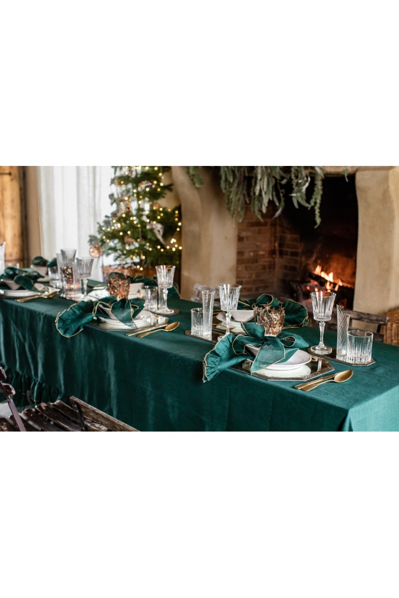 Nappe en lin enduit Gitane