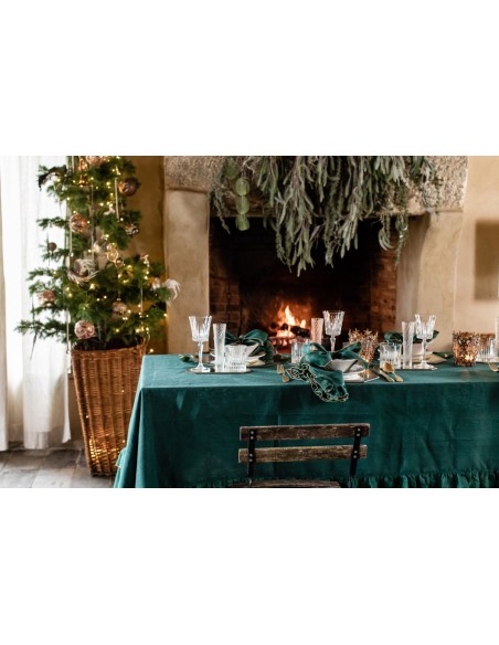 Nappe en lin enduit Gitane