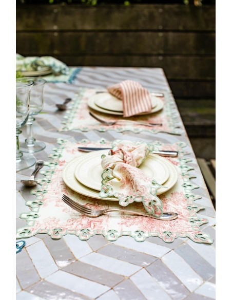 Set de table Amalfi en coton antitache