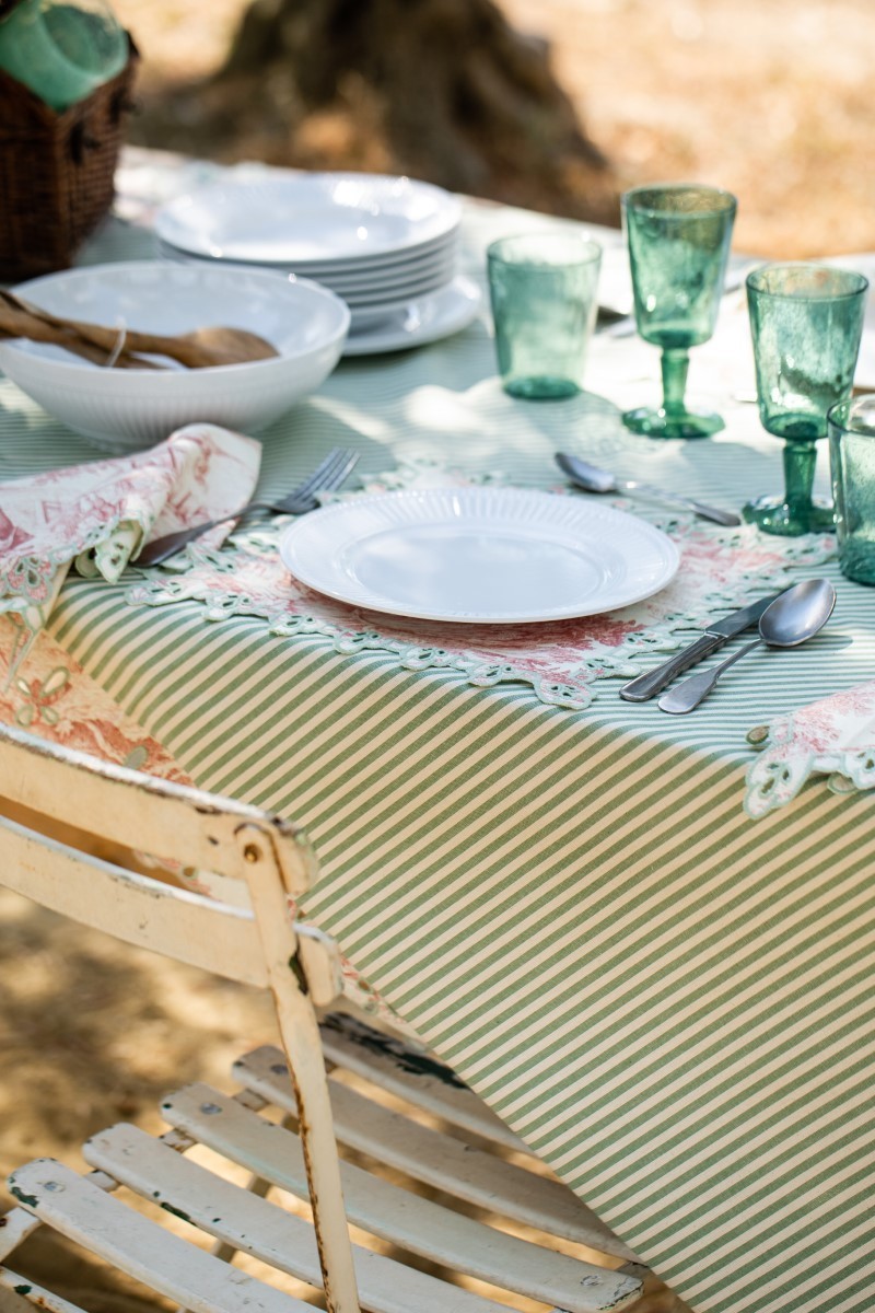 Set de table Amalfi en coton antitache