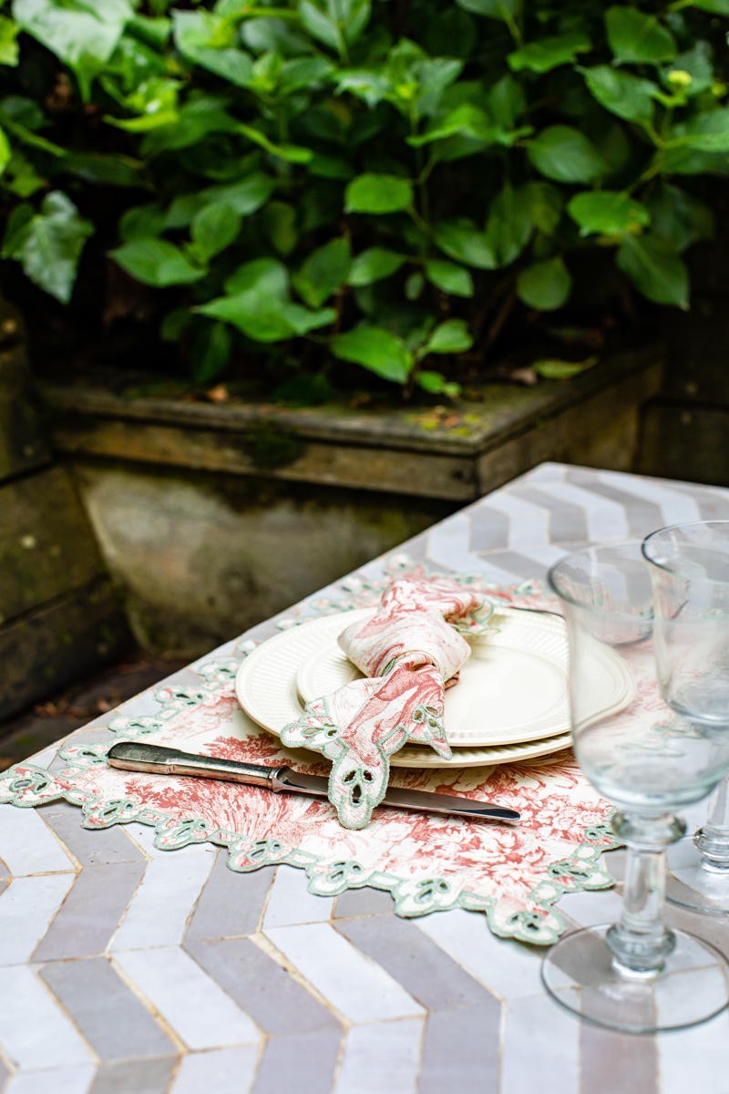 Set de table Amalfi en coton antitache