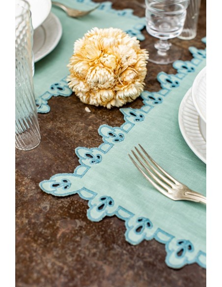 Set de table Amalfi en lin antitache