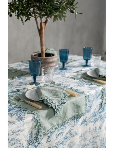 Set de table Amalfi en lin antitache