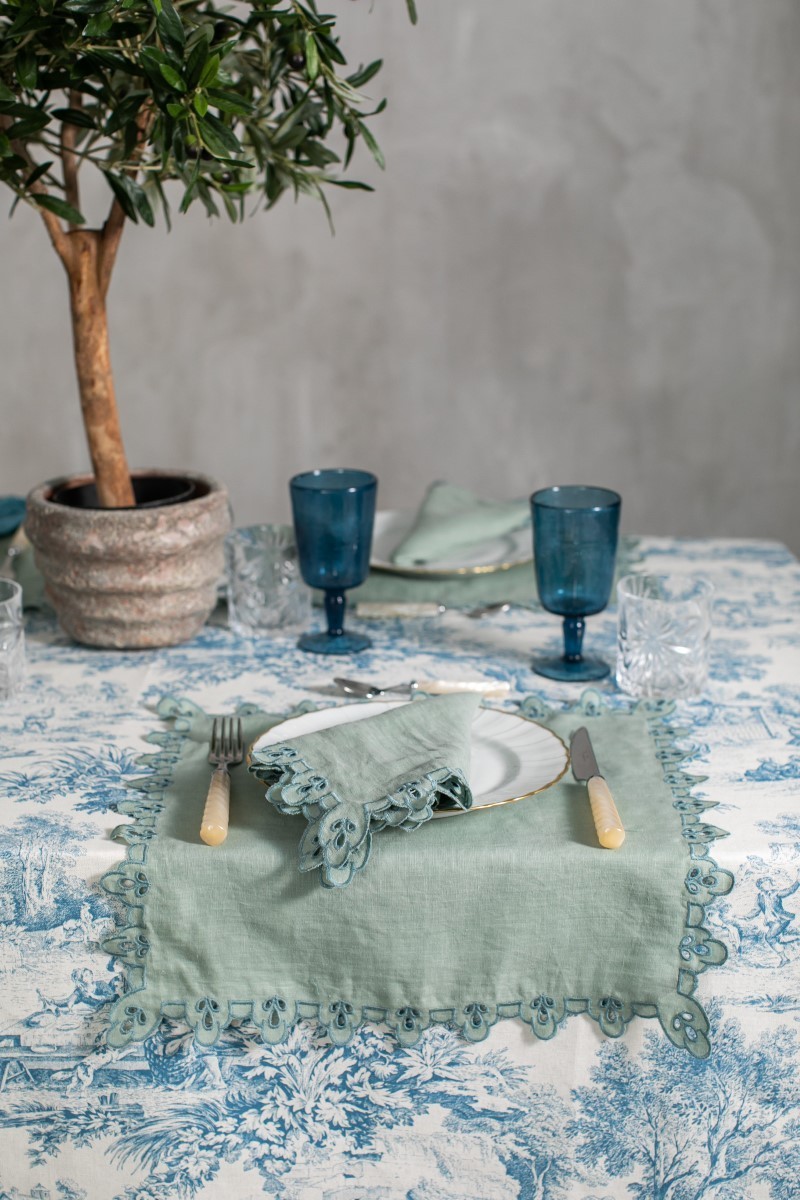 Set de table Amalfi en lin antitache