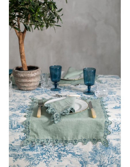 Set de table Amalfi en lin antitache
