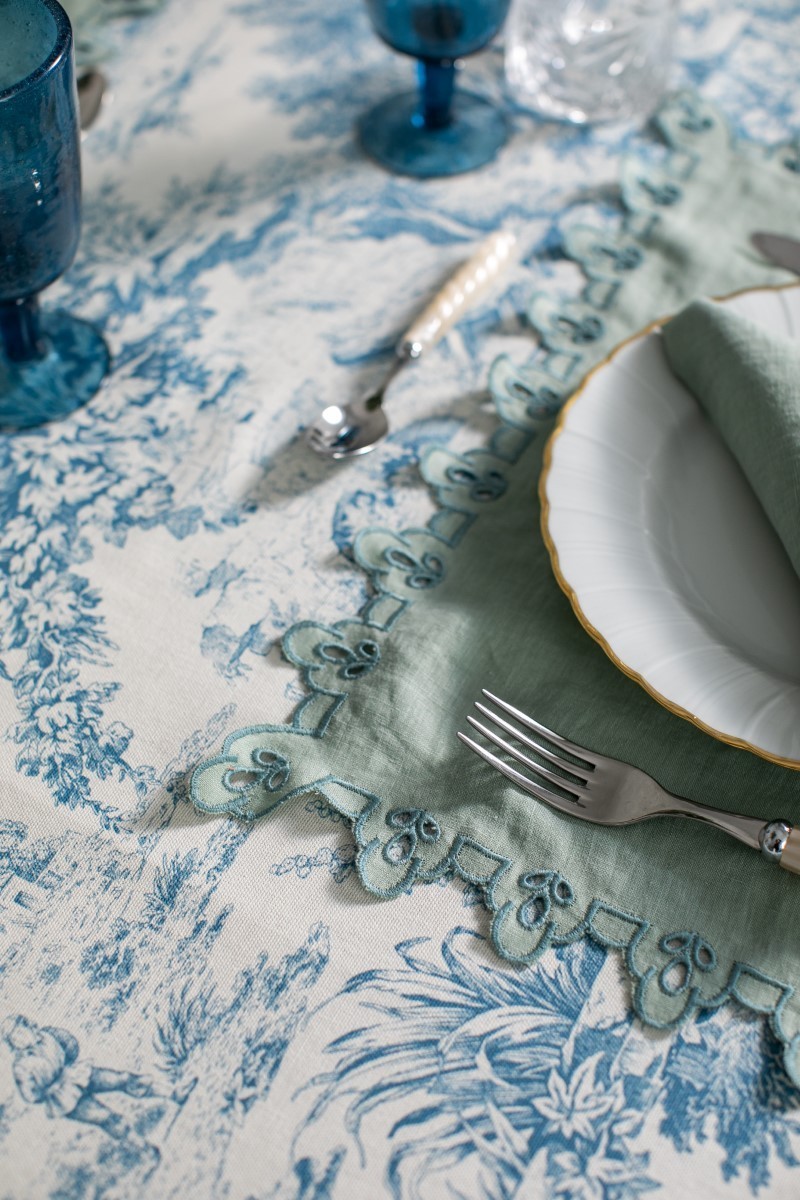 Set de table Amalfi en lin antitache