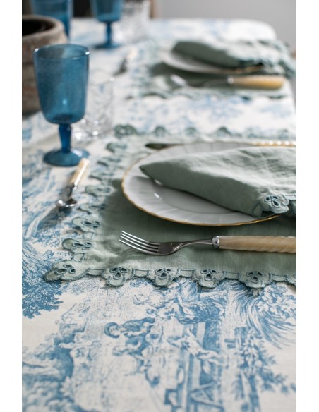 Set de table Amalfi en lin antitache