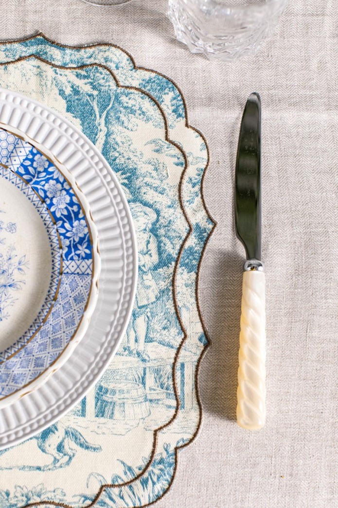 Set de table Firenze en coton enduit 2