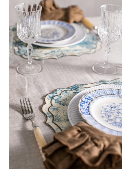 Set de table Firenze en coton enduit