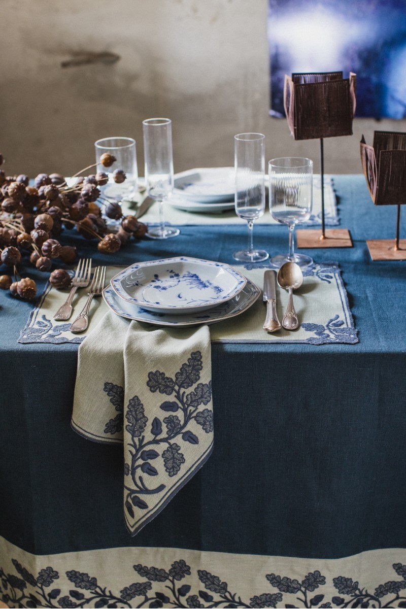 Serviette Quercia en lin