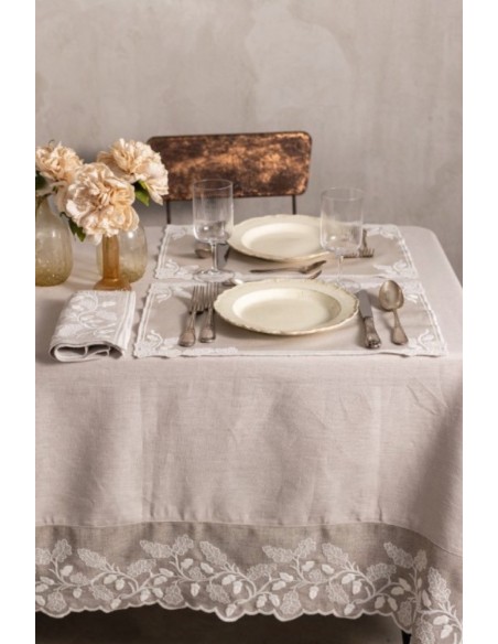 Set de table Quercia en lin anti-taches