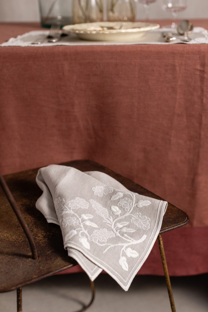 Serviette Quercia en lin