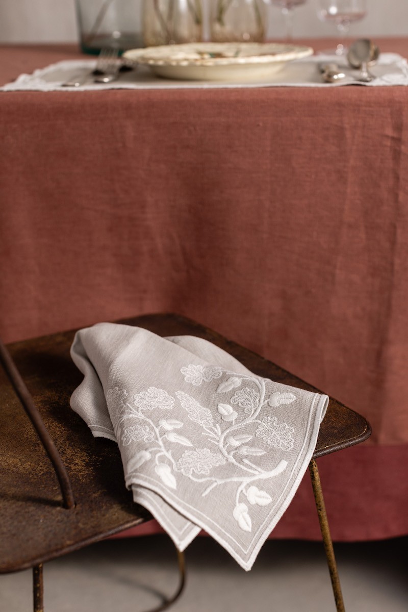 Serviette Quercia en lin