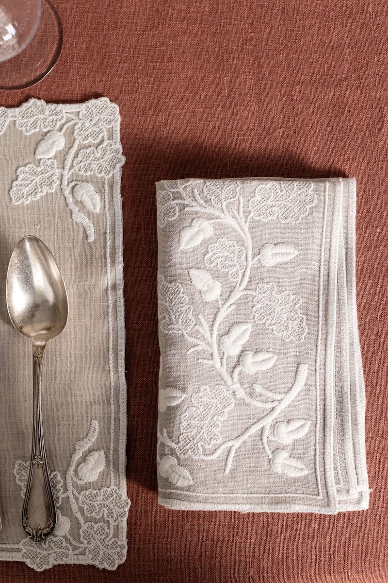 Serviette Quercia en lin