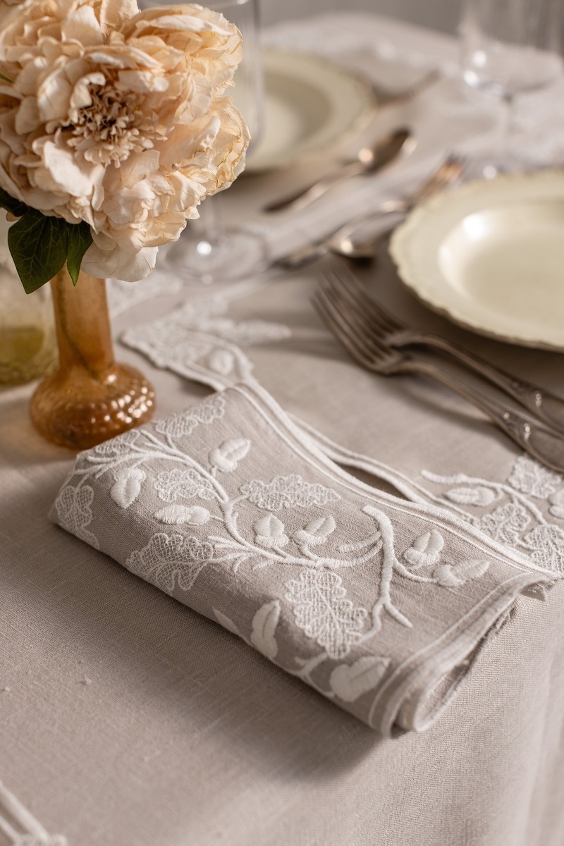 Serviette Quercia en lin