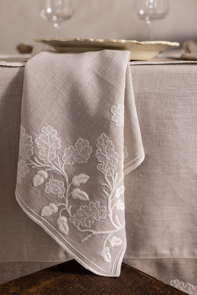 Serviette Quercia en lin