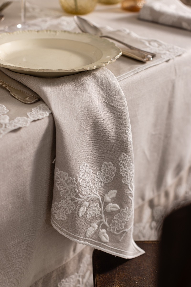 Serviette Quercia en lin