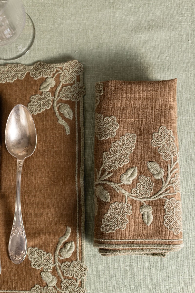 Serviette Quercia en lin