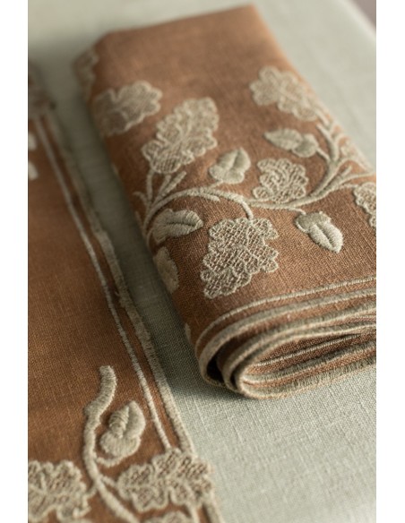 Serviette Quercia en lin