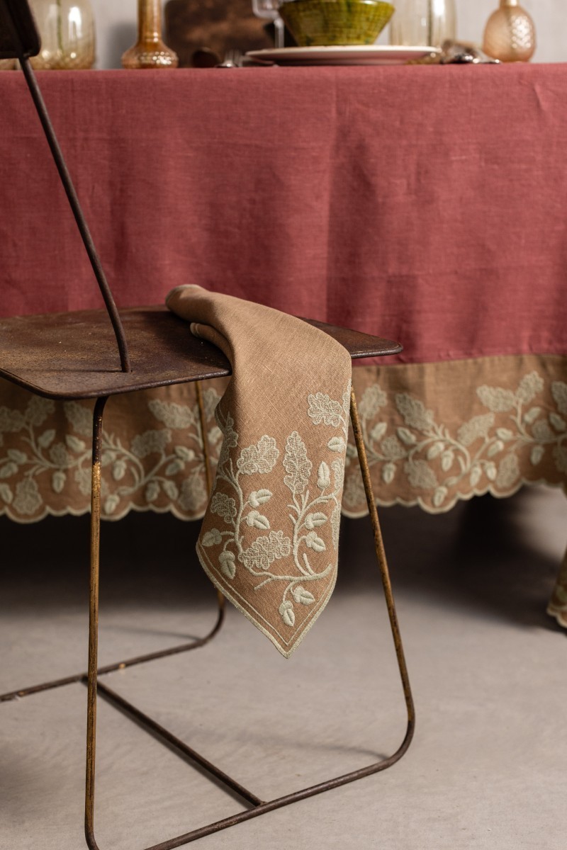 Serviette Quercia en lin