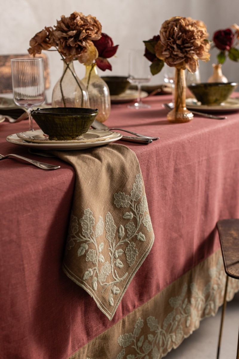 Serviette Quercia en lin