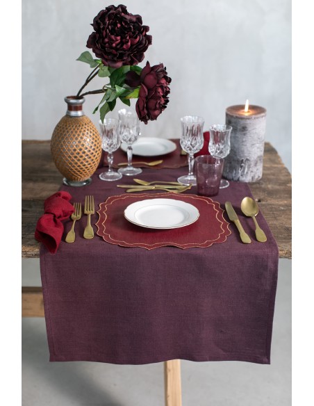 Set de table Firenze en lin enduit