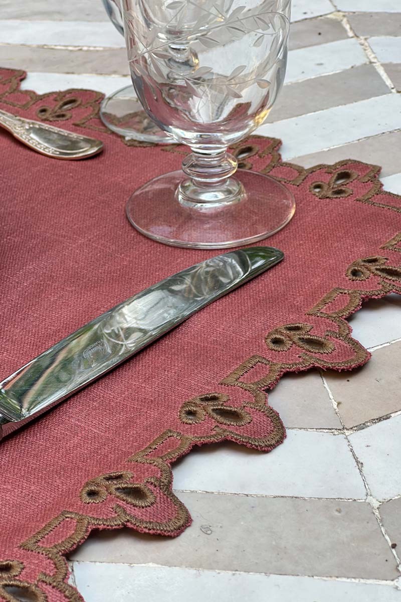 Tovaglietta Amalfi in Lino Antimacchia