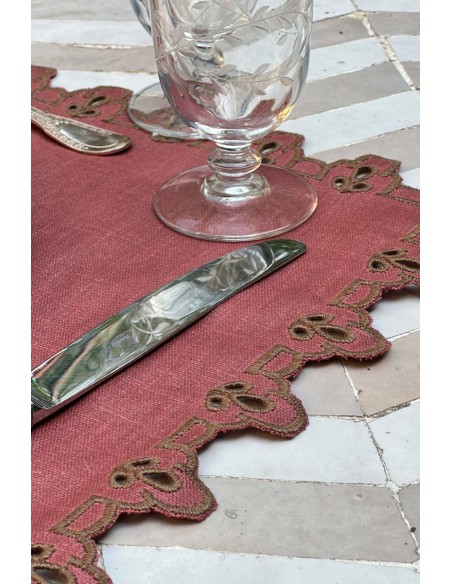 Tovaglietta Amalfi in Lino Antimacchia