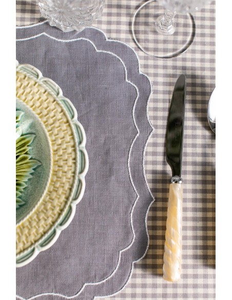 Set de table Firenze en lin enduit