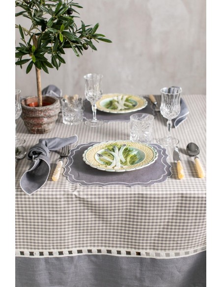 Set de table Firenze en lin enduit