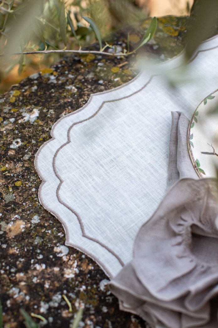 Tovaglietta Firenze in Lino Antimacchia 2