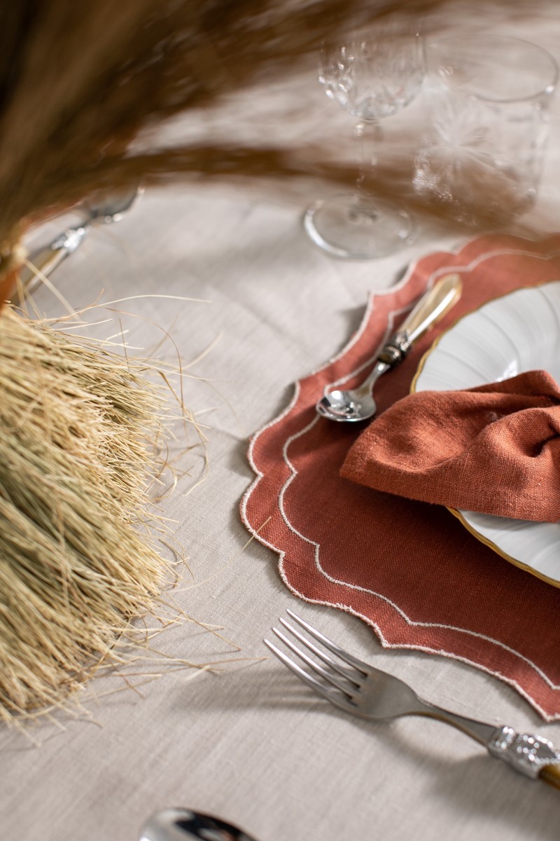 Tovaglietta Firenze in Lino Antimacchia