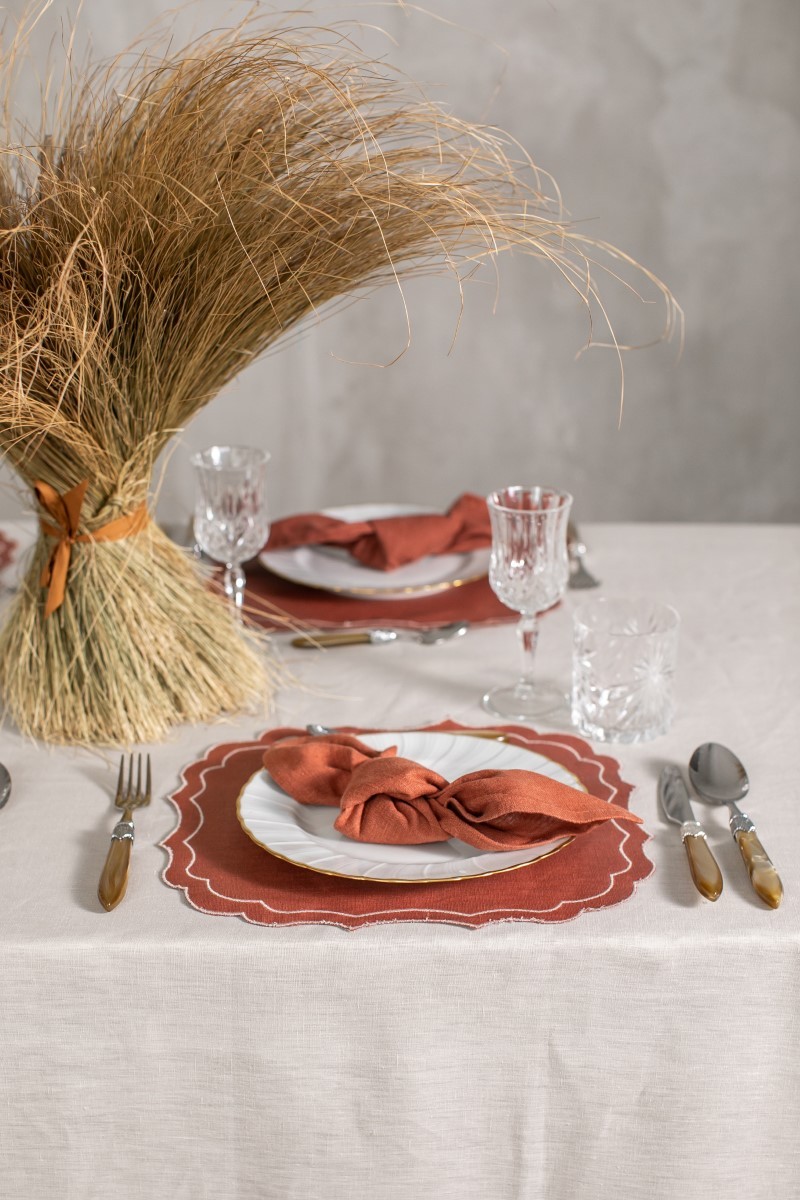 Tovaglietta Firenze in Lino Antimacchia