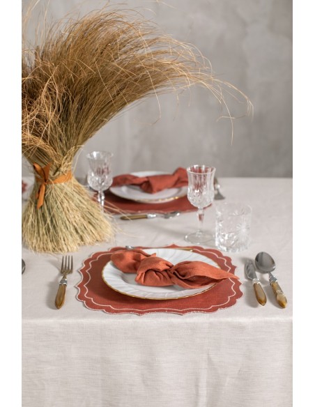 Tovaglietta Firenze in Lino Antimacchia