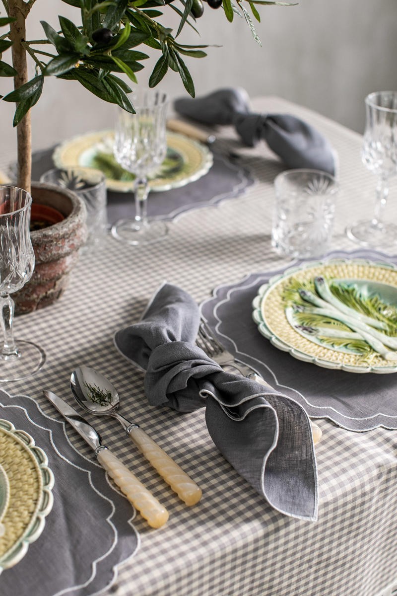 Set de table Firenze en lin enduit