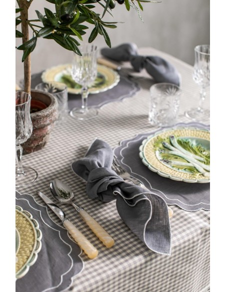 Set de table Firenze en lin enduit