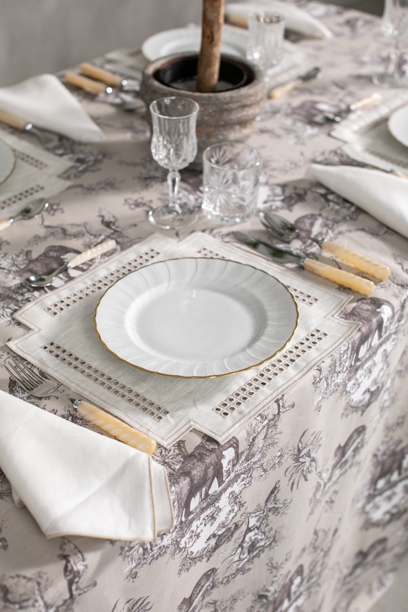 Tovaglietta Erica in Lino Antimacchia