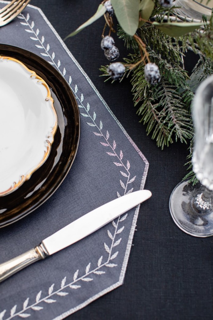 Tovaglietta Lauro in Lino Antimacchia 2